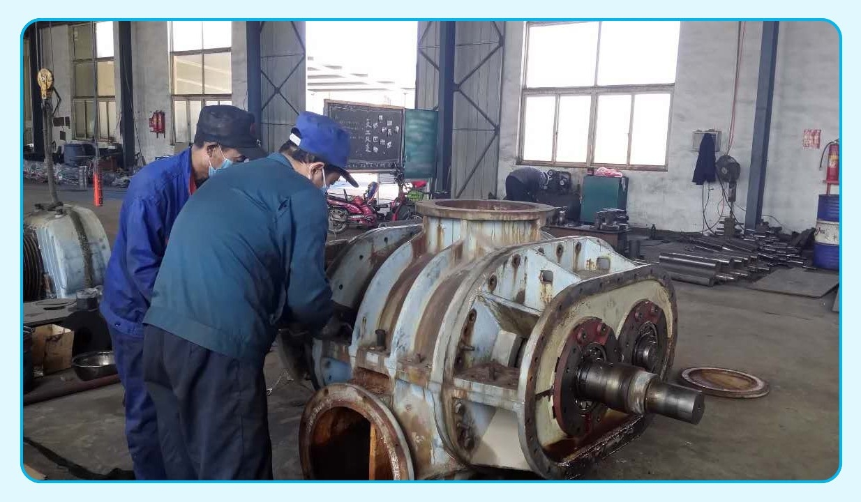 羅茨風(fēng)機(jī)維修圖三 羅茨風(fēng)機(jī)維修圖三